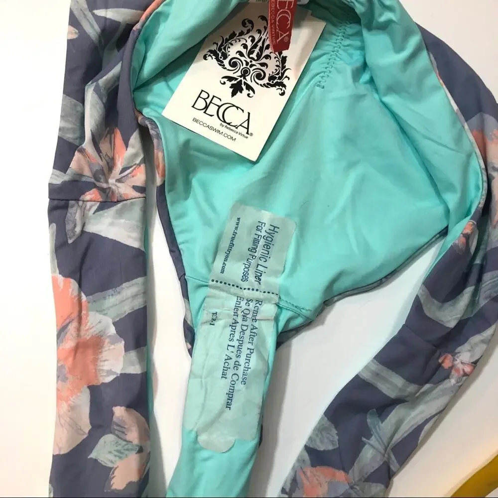 BECCA Hipster Bikini Bottom floral swim XL